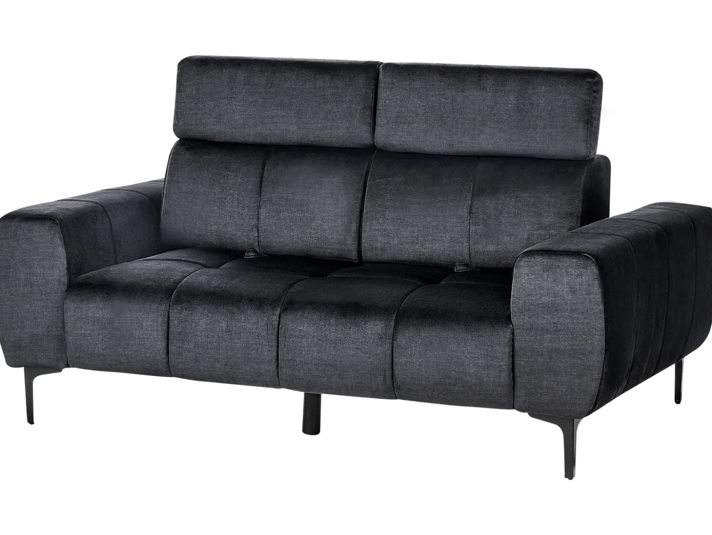 Sale Sofa dla 2 osób VEGAMO Welur Sofy Tapicerowane|Sofy Dwuosobowe