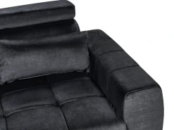 Sale Sofa dla 2 osób VEGAMO Welur Sofy Tapicerowane|Sofy Dwuosobowe