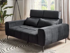 Sale Sofa dla 2 osób VEGAMO Welur Sofy Tapicerowane|Sofy Dwuosobowe
