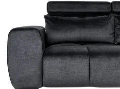 Sale Sofa dla 2 osób VEGAMO Welur Sofy Tapicerowane|Sofy Dwuosobowe