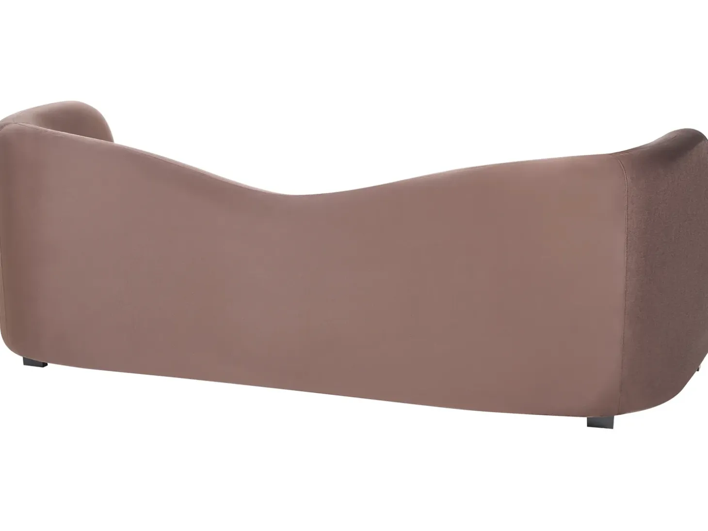 Outlet Sofa dla 3 osób VELTADA Welur Ciemno Sofy Tapicerowane|Wszystkie Sofy