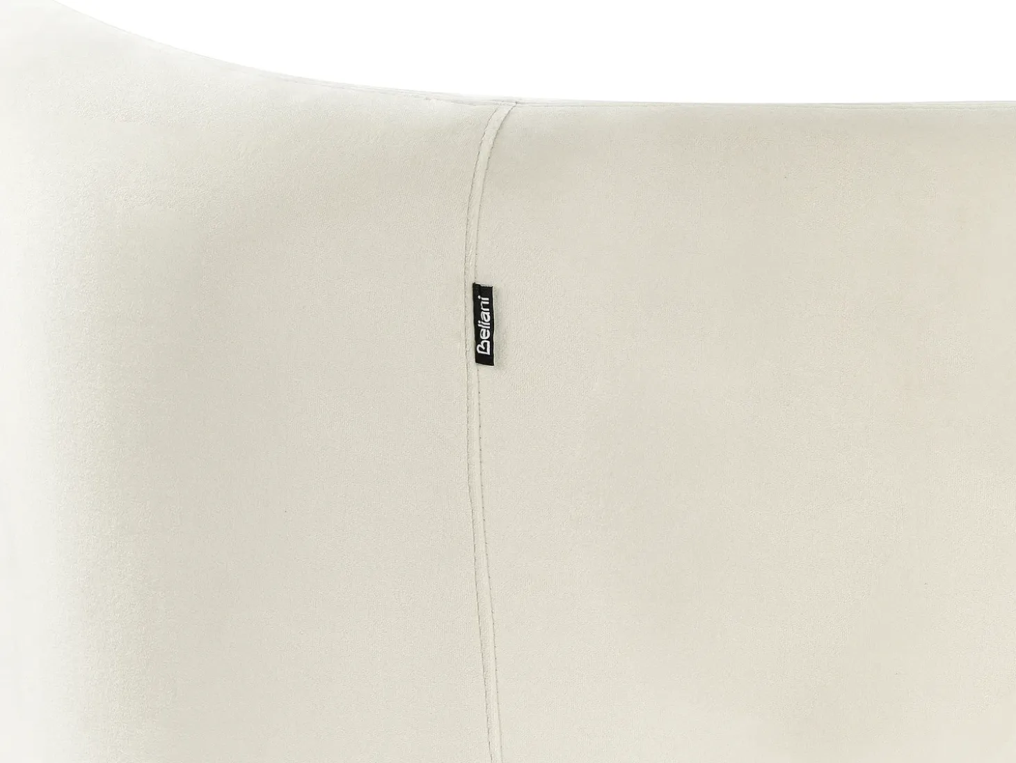 Discount Sofa dla 3 osób VELTADA Welur Złamana biel Sofy Tapicerowane|Wszystkie Sofy