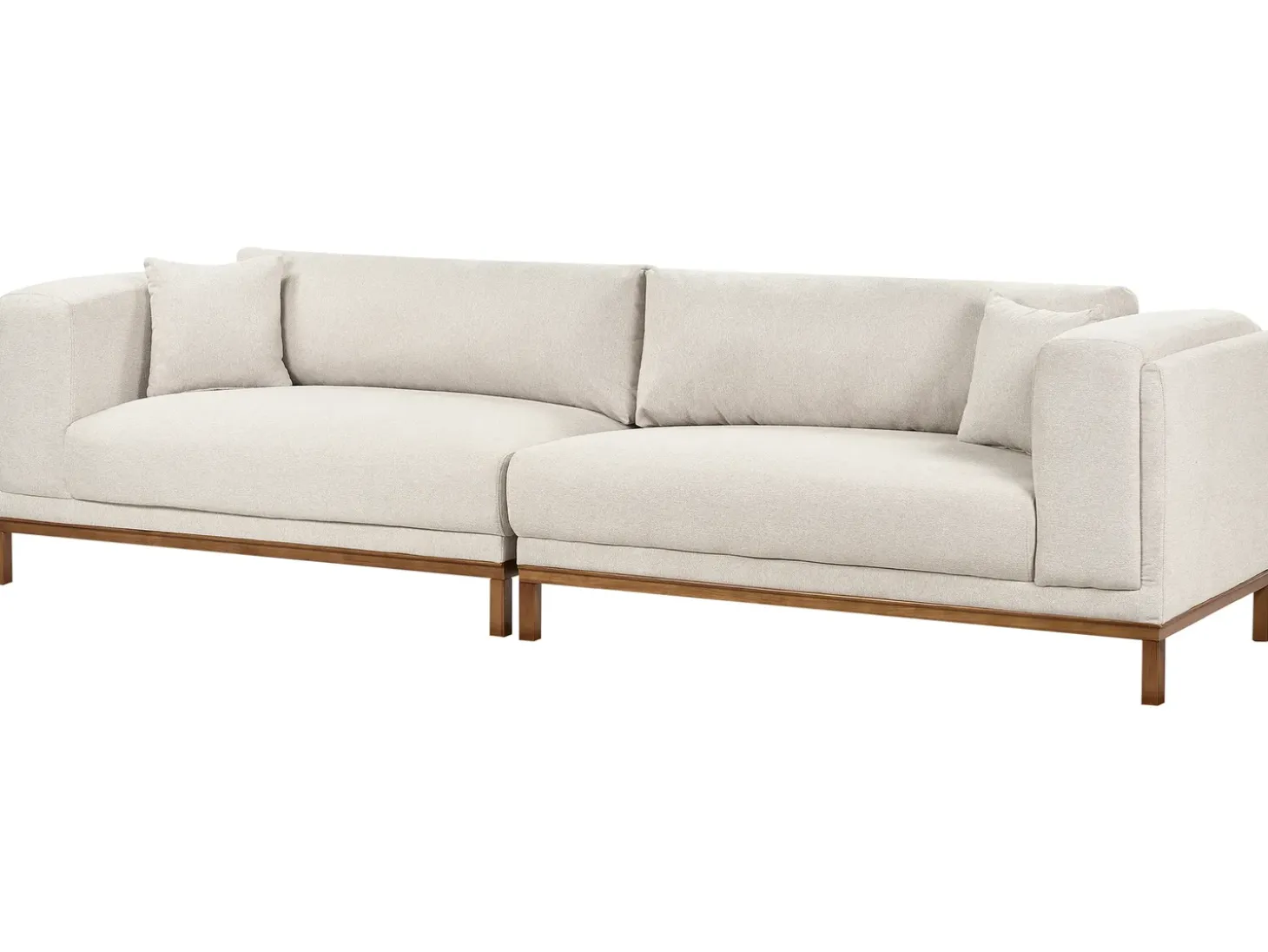 Sale Sofa dla 4 osób VENG Jasnobeżowy Sofy Tapicerowane|Wszystkie Sofy