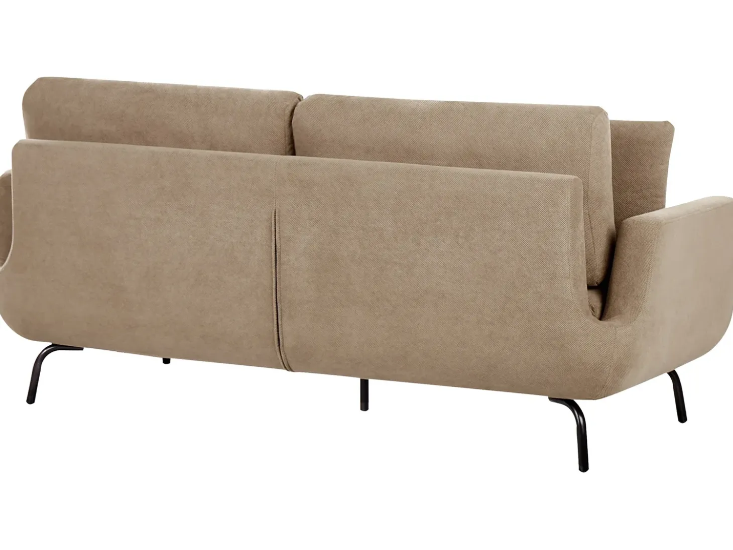 Best Sofa dla 3 osób VESALA Jasnobrązowy Sofy Tapicerowane|Wszystkie Sofy
