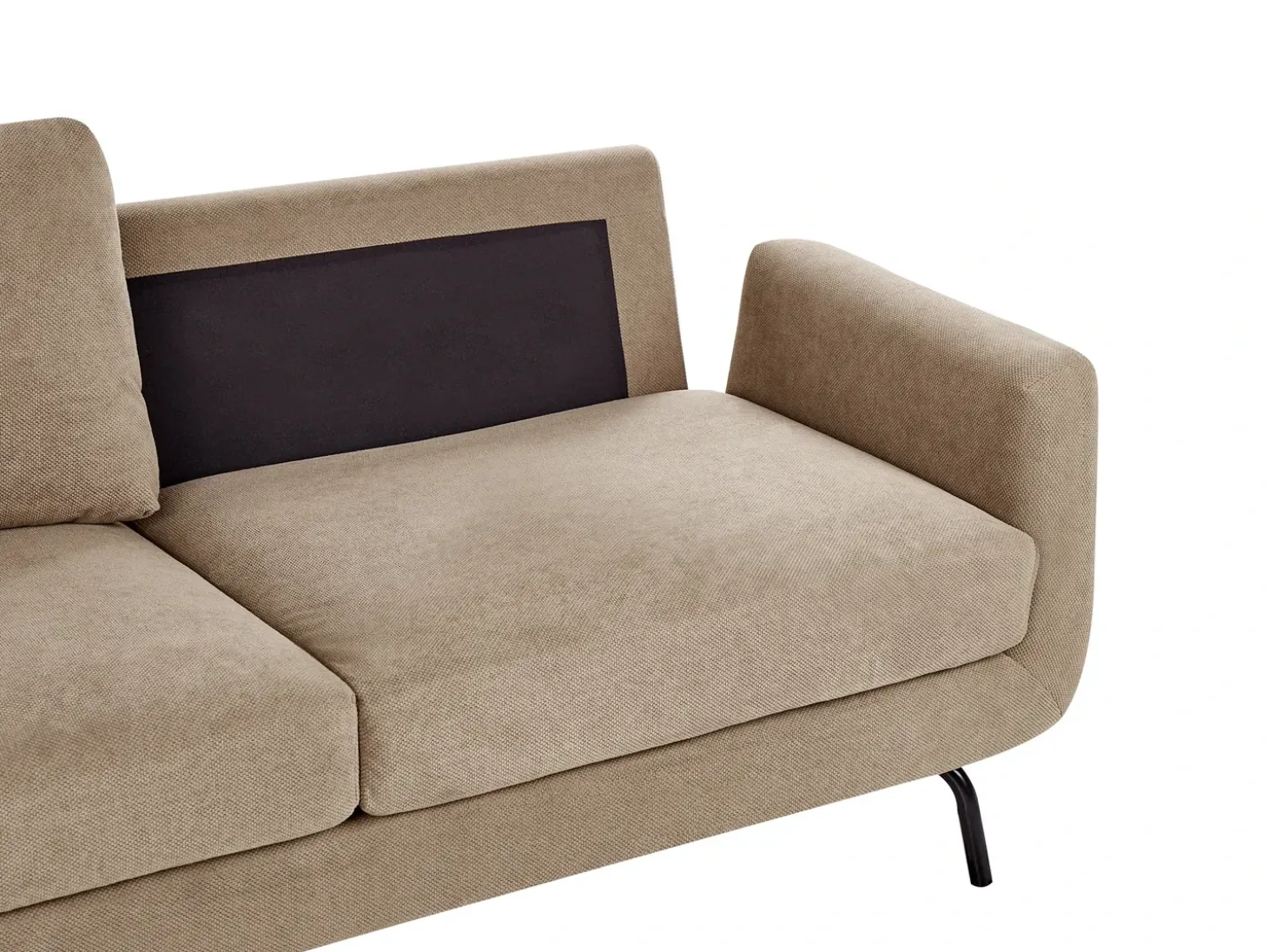 Best Sofa dla 3 osób VESALA Jasnobrązowy Sofy Tapicerowane|Wszystkie Sofy