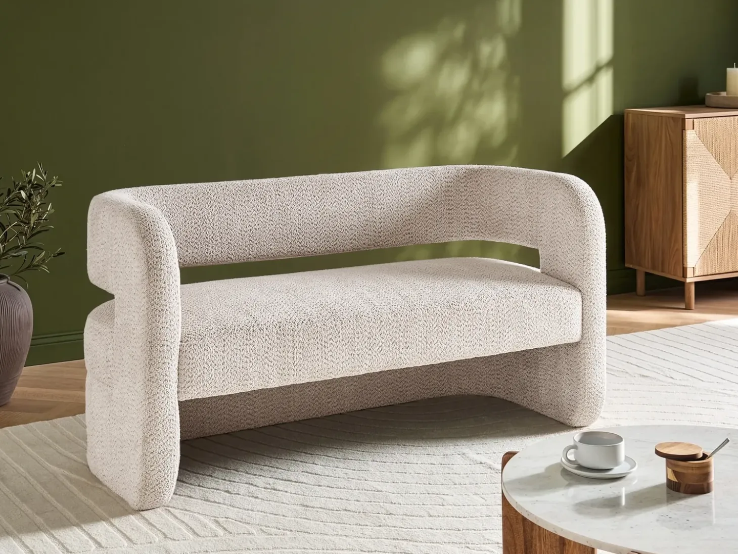 Discount Sofa dla 2 osób VIDSEL Szenil Sofy Tapicerowane|Sofy Dwuosobowe