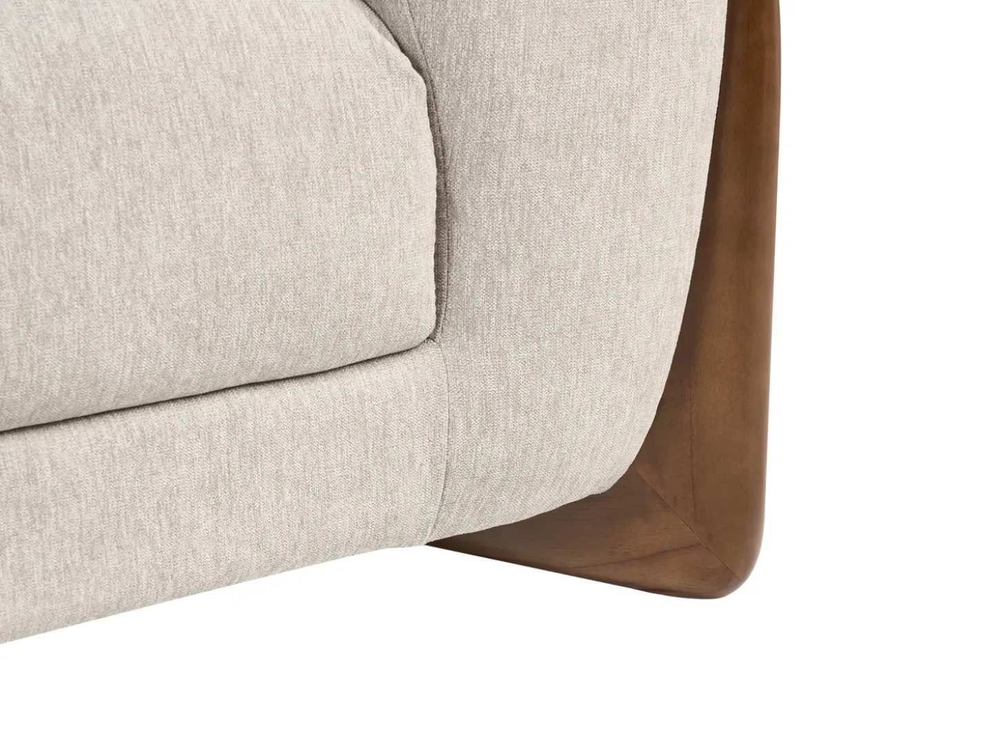 Clearance Sofa dla 3 osób VINLIDEN Beżowoszary Sofy Tapicerowane|Kolekcje Sof