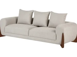 Clearance Sofa dla 3 osób VINLIDEN Beżowoszary Sofy Tapicerowane|Kolekcje Sof