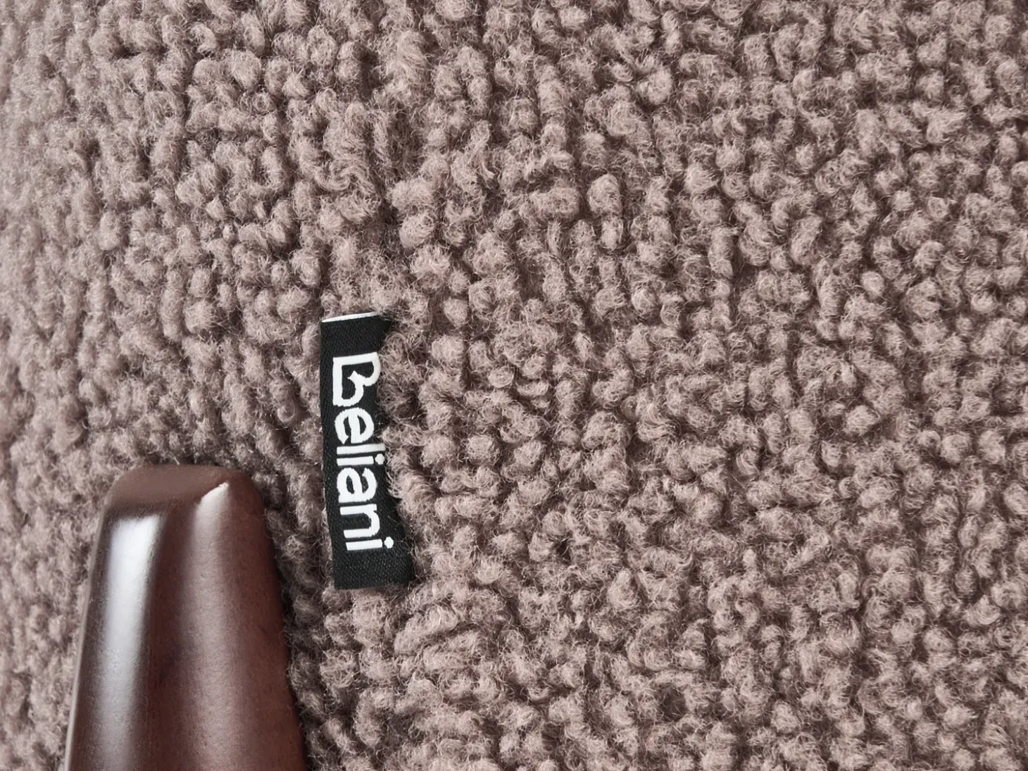 Clearance Sofa dla 2 osób VINLIDEN Boucle Brązowy Sofy Tapicerowane|Sofy Dwuosobowe