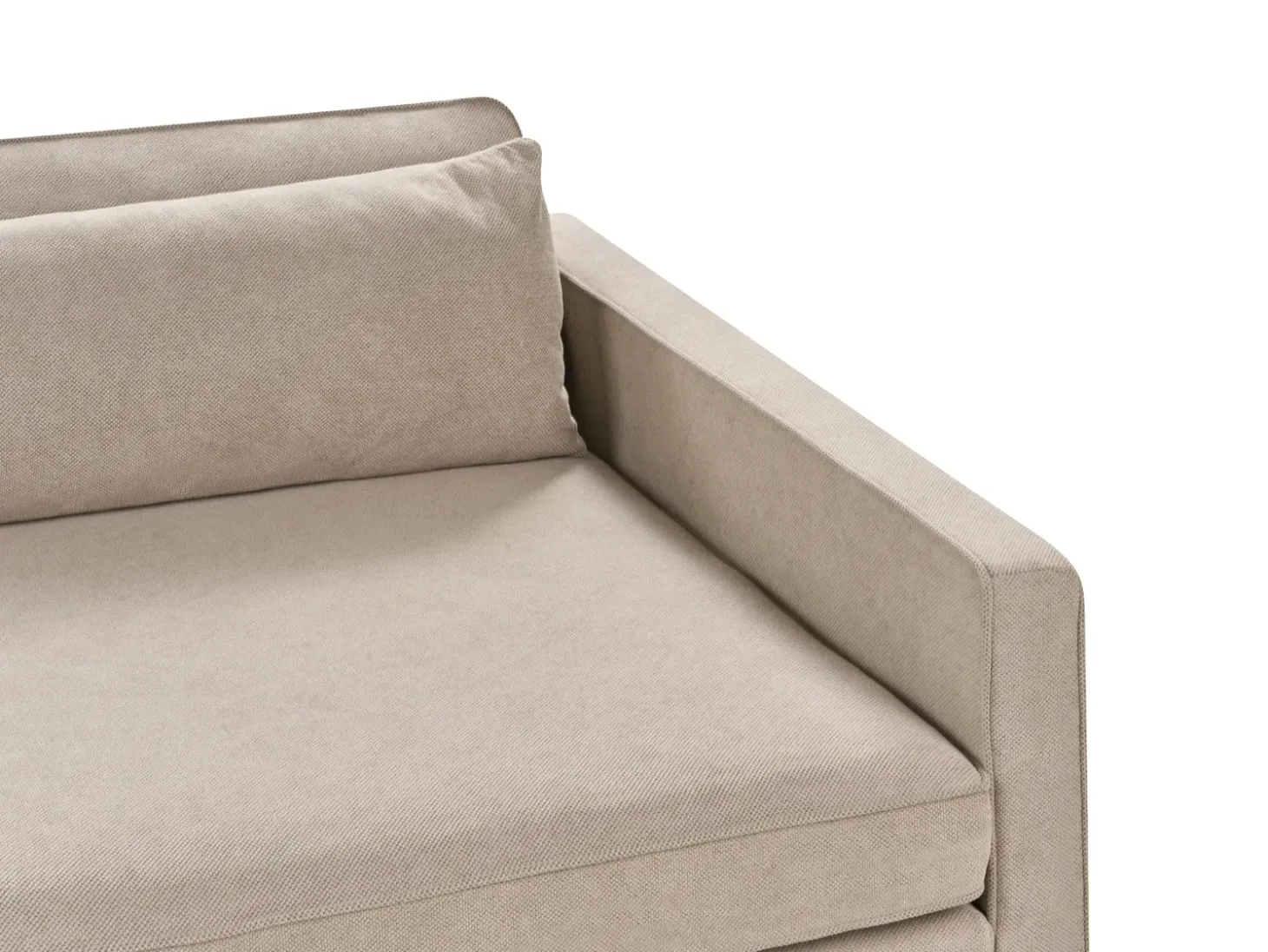Online Sofa dla 3 osób VINSTRA Beżowoszary Sofy Tapicerowane|Wszystkie Sofy