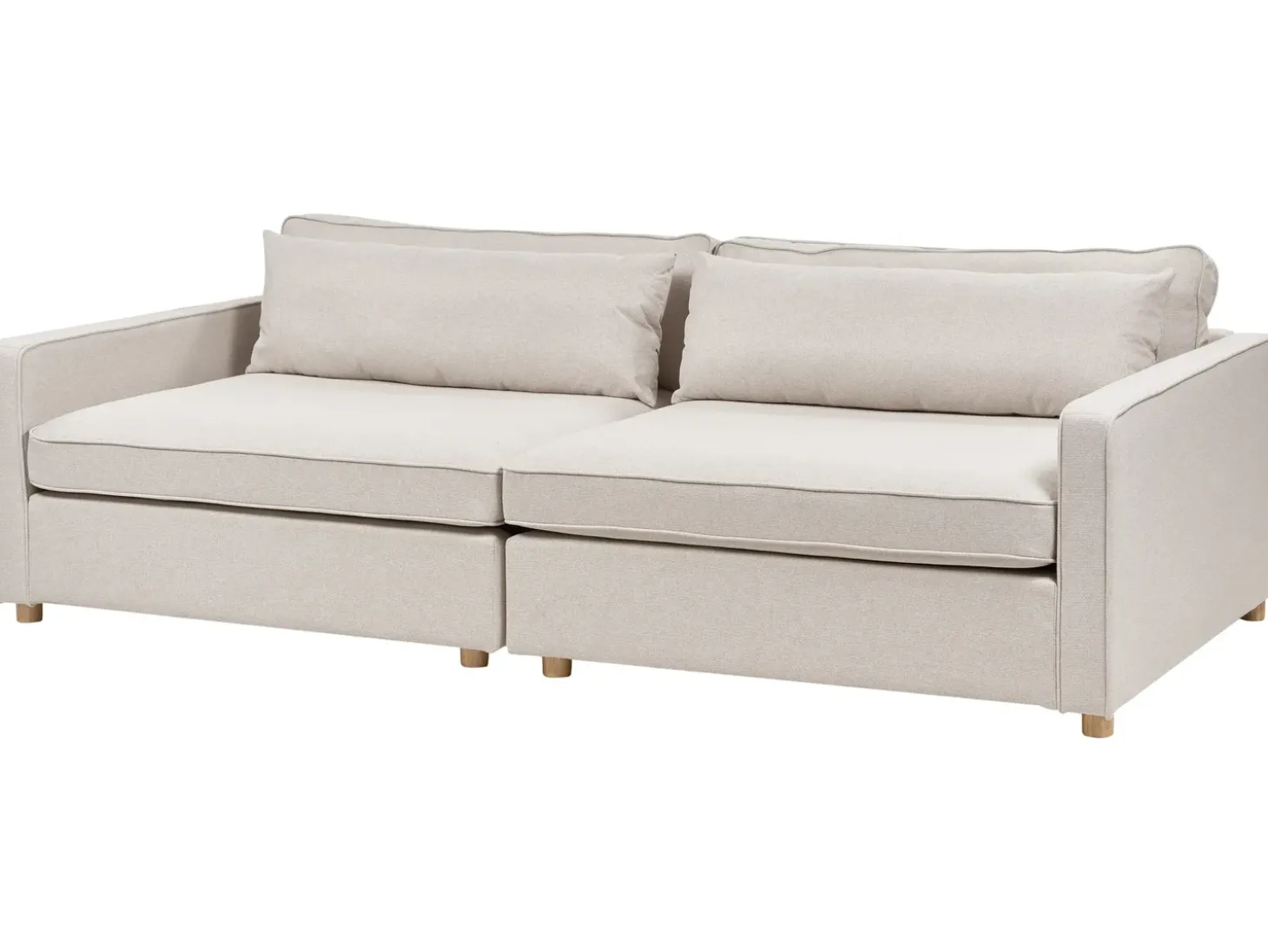 Online Sofa dla 3 osób VINSTRA Beżowy Sofy Tapicerowane|Wszystkie Sofy