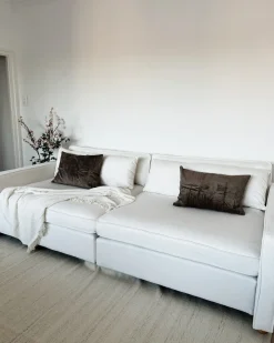 Sale Sofa dla 3 osób VINSTRA Boucle Złamana biel Sofy Tapicerowane|Wszystkie Sofy