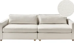 Sale Sofa dla 3 osób VINSTRA Boucle Złamana biel Sofy Tapicerowane|Wszystkie Sofy