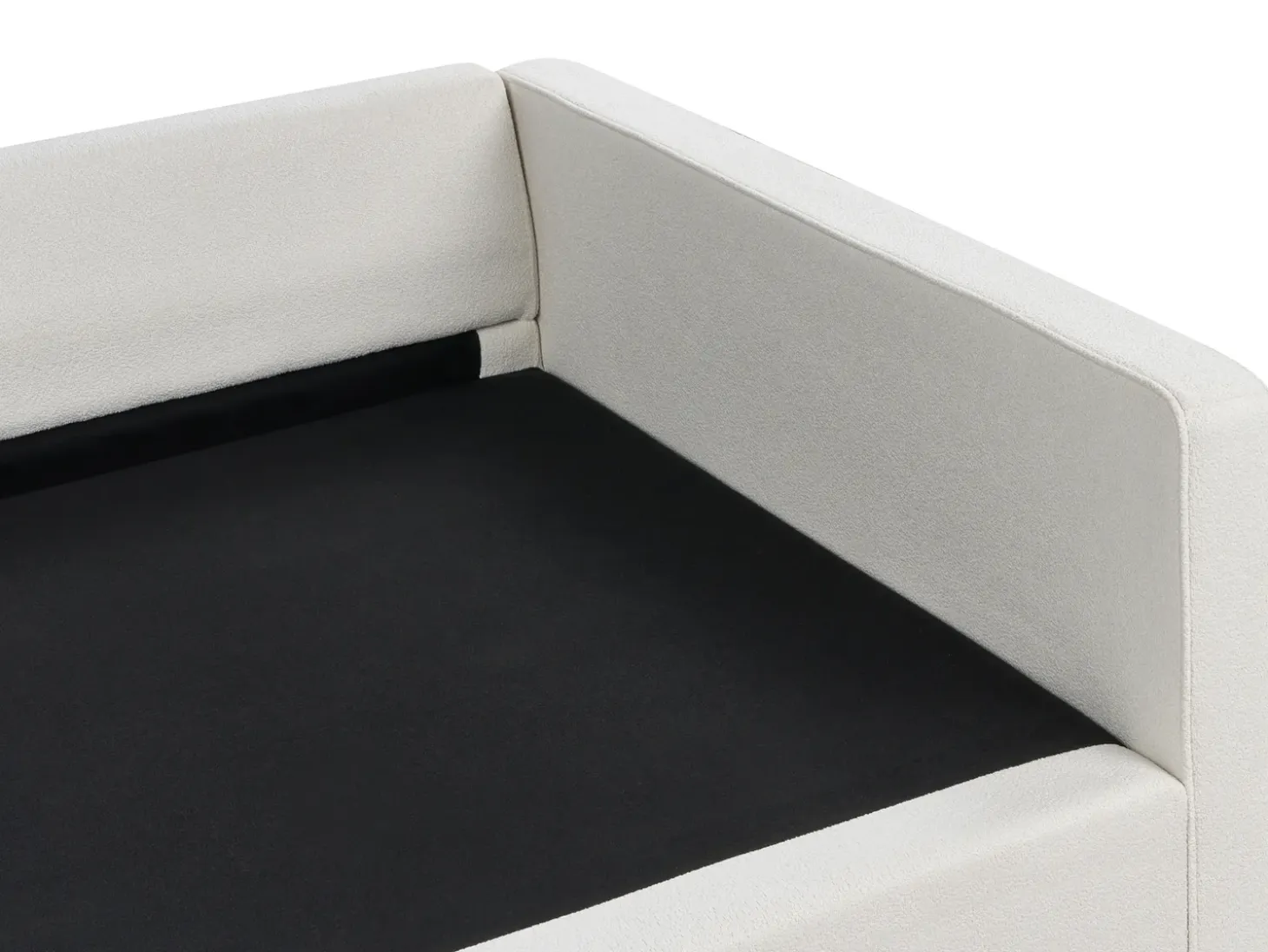 Sale Sofa dla 3 osób VINSTRA Boucle Złamana biel Sofy Tapicerowane|Wszystkie Sofy