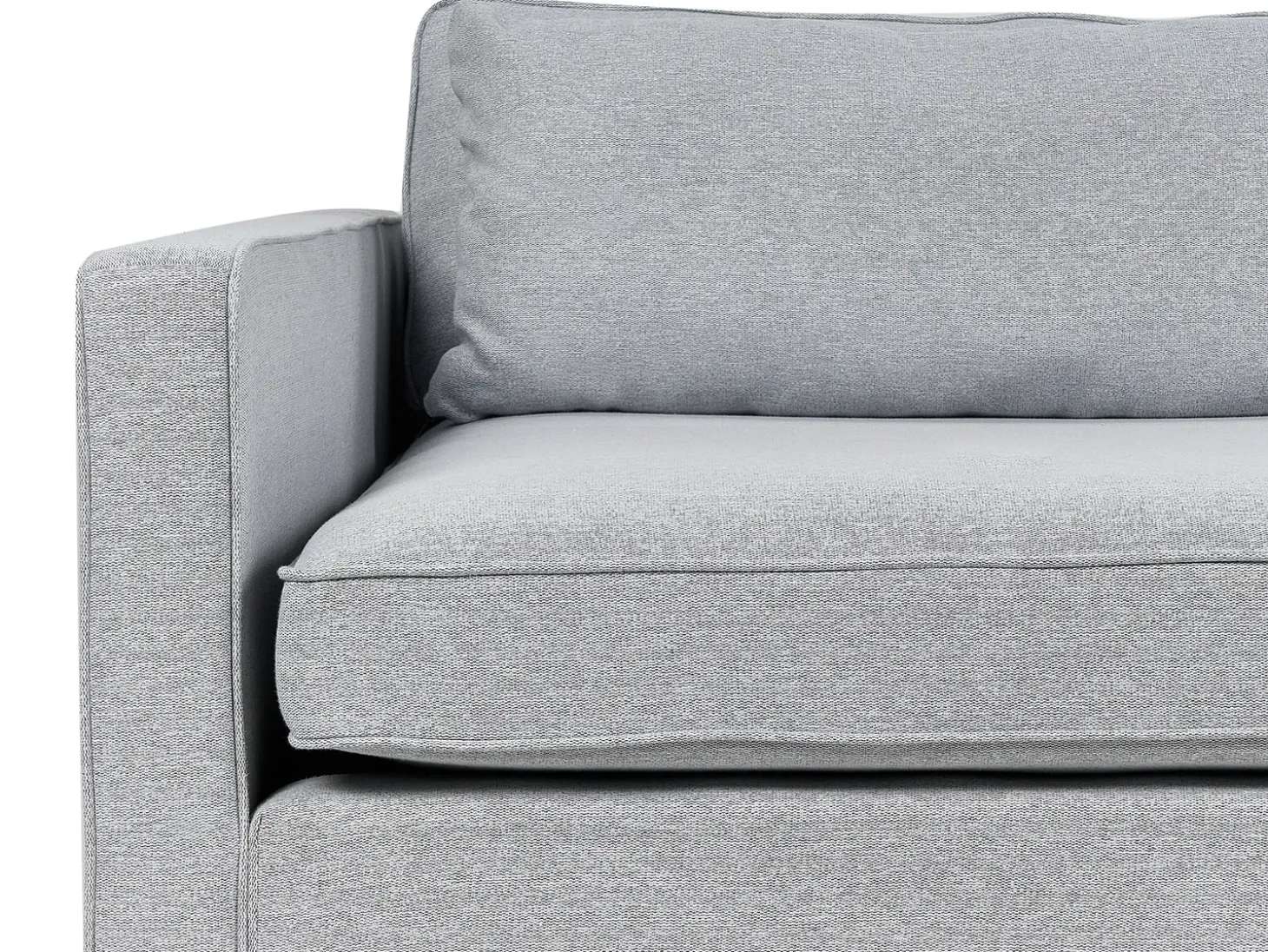 Clearance Sofa dla 3 osób VINSTRA Szary Sofy Tapicerowane|Wszystkie Sofy
