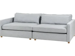 Clearance Sofa dla 3 osób VINSTRA Szary Sofy Tapicerowane|Wszystkie Sofy