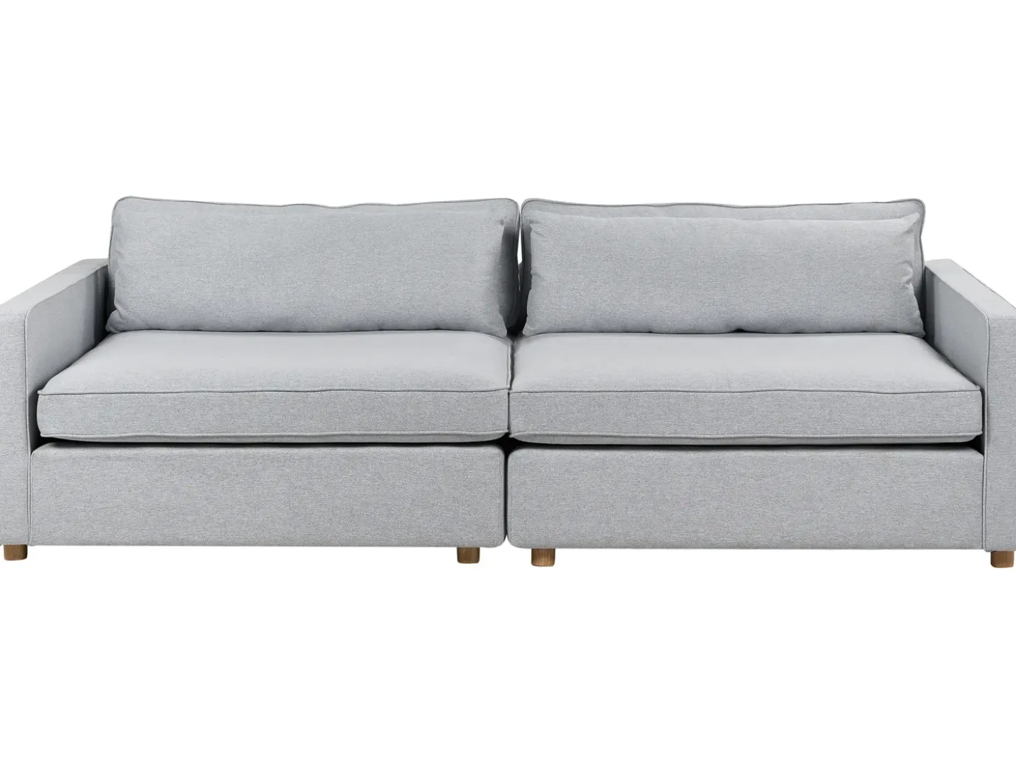 Clearance Sofa dla 3 osób VINSTRA Szary Sofy Tapicerowane|Wszystkie Sofy