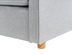 Clearance Sofa dla 3 osób VINSTRA Szary Sofy Tapicerowane|Wszystkie Sofy
