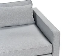 Clearance Sofa dla 3 osób VINSTRA Szary Sofy Tapicerowane|Wszystkie Sofy