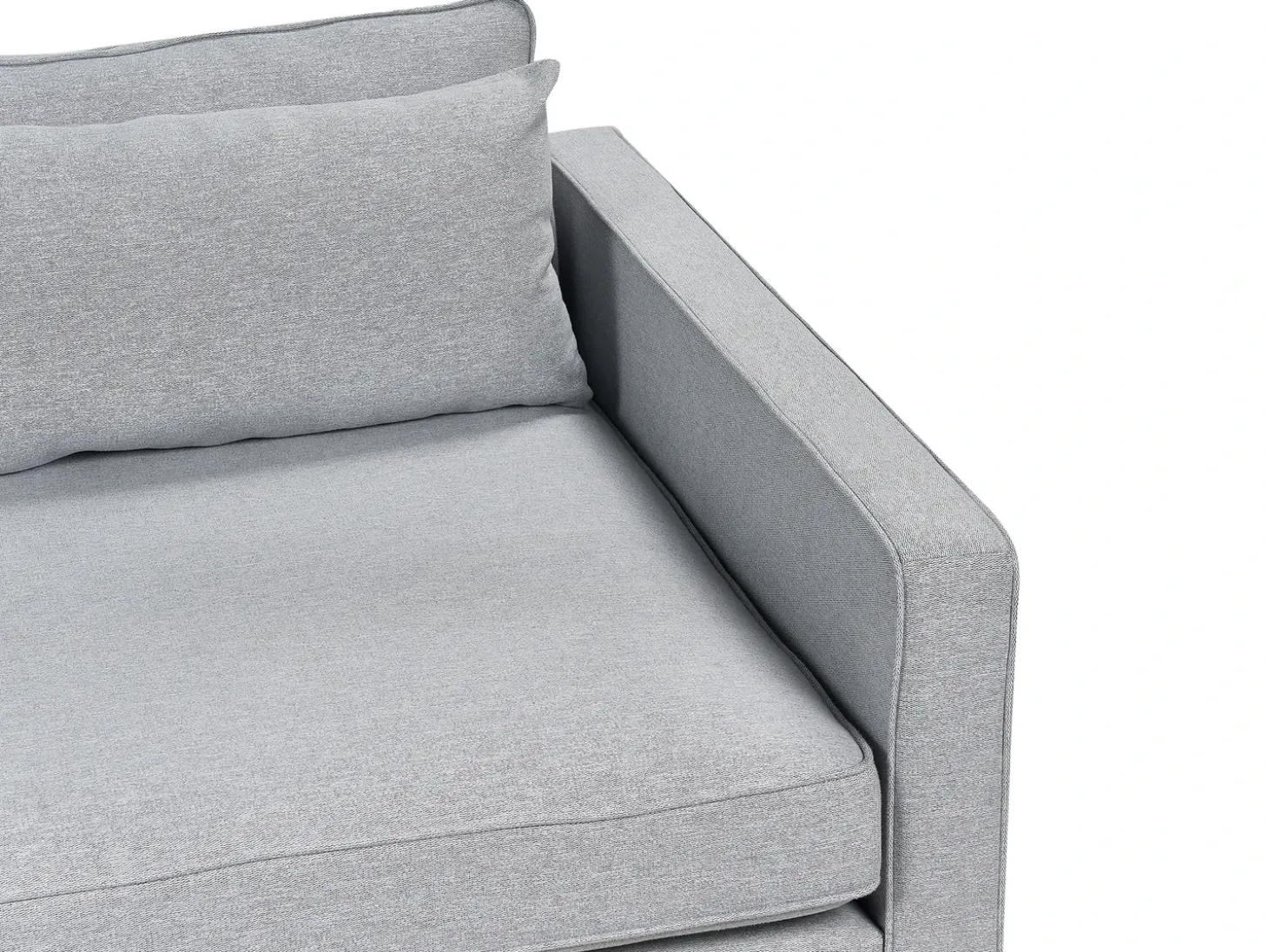 Clearance Sofa dla 3 osób VINSTRA Szary Sofy Tapicerowane|Wszystkie Sofy