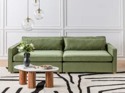Sofa dla 3 osób VINSTRA Zielony Sofy Tapicerowane|Wszystkie Sofy