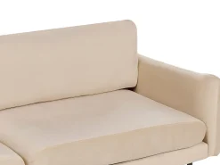 Discount Sofa dla 3 osób VINTERBRO Welur Beżowy Sofy Tapicerowane|Kolekcje Sof