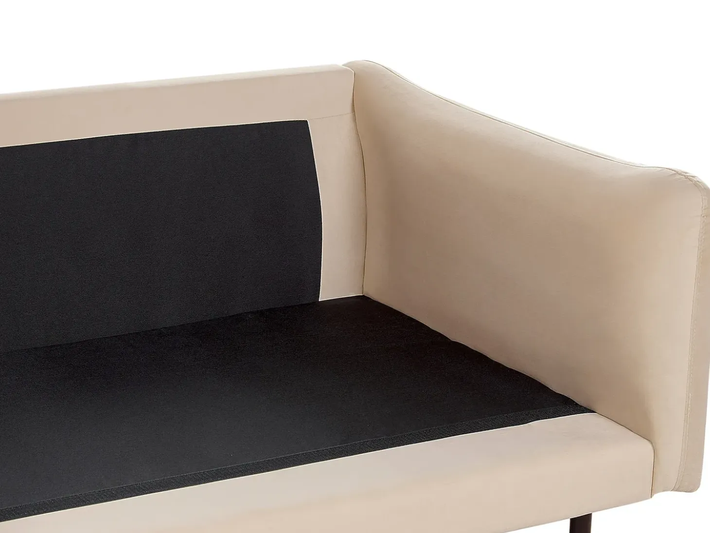 Discount Sofa dla 3 osób VINTERBRO Welur Beżowy Sofy Tapicerowane|Kolekcje Sof