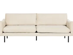 Discount Sofa dla 3 osób VINTERBRO Welur Jasnobeżowy Sofy Tapicerowane|Kolekcje Sof