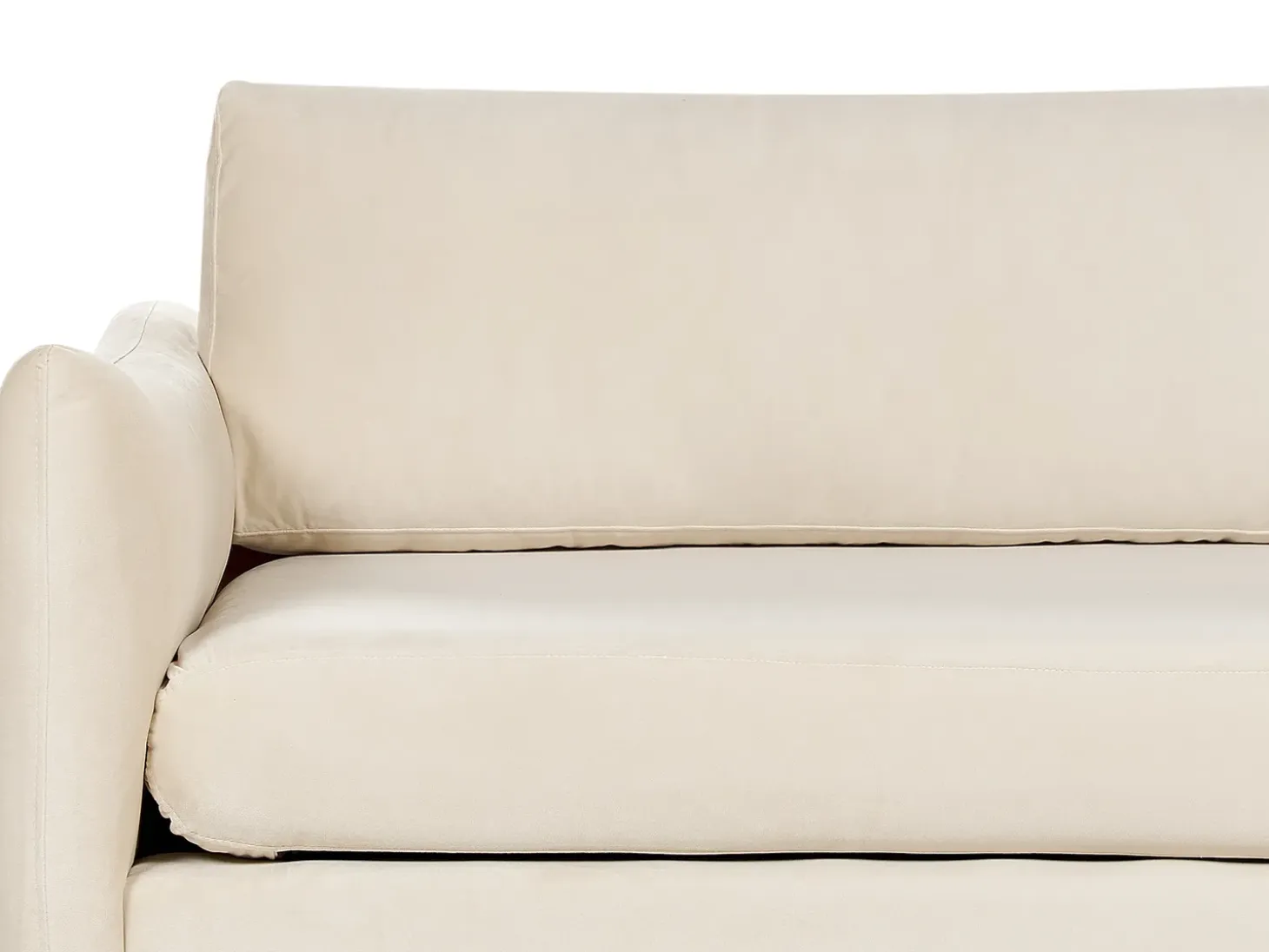 Discount Sofa dla 3 osób VINTERBRO Welur Jasnobeżowy Sofy Tapicerowane|Kolekcje Sof