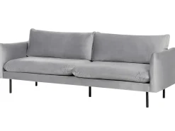 Clearance Sofa dla 3 osób VINTERBRO Welur Szary Sofy Tapicerowane|Kolekcje Sof