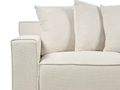 Sale Sofa dla 3 osób VISKAN Złamana biel Sofy Tapicerowane|Wszystkie Sofy
