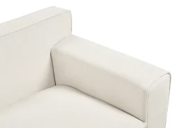 Sale Sofa dla 3 osób VISKAN Złamana biel Sofy Tapicerowane|Wszystkie Sofy