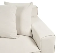 Sale Sofa dla 3 osób VISKAN Złamana biel Sofy Tapicerowane|Wszystkie Sofy
