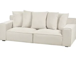 Sale Sofa dla 3 osób VISKAN Złamana biel Sofy Tapicerowane|Wszystkie Sofy