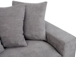 Online Sofa dla 3 osób VISKAN Sztruks Ciemno Sofy Tapicerowane|Wszystkie Sofy