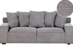 Online Sofa dla 3 osób VISKAN Sztruks Ciemno Sofy Tapicerowane|Wszystkie Sofy