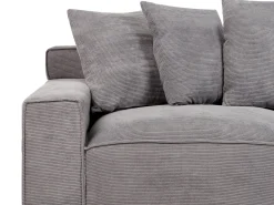 Online Sofa dla 3 osób VISKAN Sztruks Ciemno Sofy Tapicerowane|Wszystkie Sofy