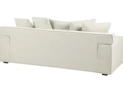 Best Sofa dla 3 osób VISKAN Złamana biel Sofy Tapicerowane|Wszystkie Sofy