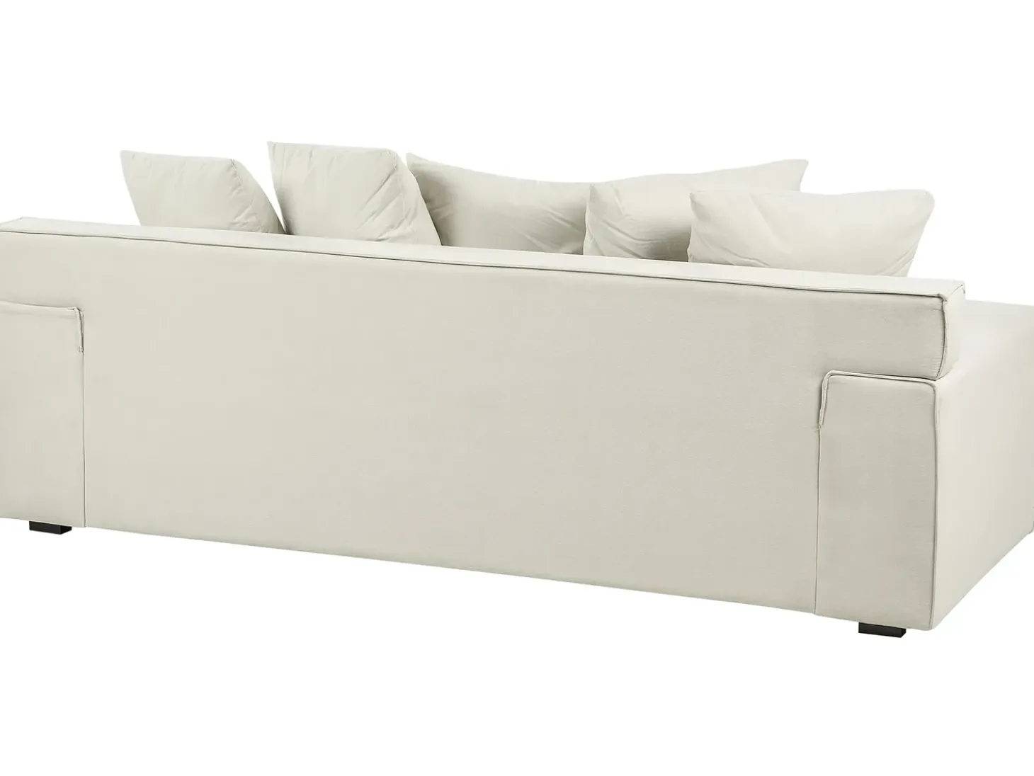 Best Sofa dla 3 osób VISKAN Złamana biel Sofy Tapicerowane|Wszystkie Sofy