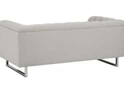 Online Sofa dla 2 osób VISSLAND Jasnobeżowy Sofy Tapicerowane|Sofy Dwuosobowe