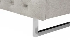 Online Sofa dla 2 osób VISSLAND Jasnobeżowy Sofy Tapicerowane|Sofy Dwuosobowe