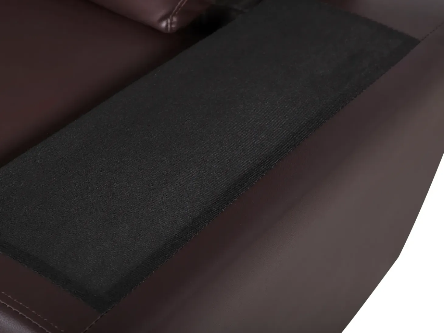 Hot Sofa dla 2 osób VOGAR Ekoskóra Ciemnobrązowy Sofy Dwuosobowe|Kolekcje Sof
