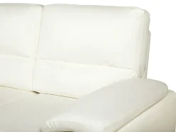 Clearance Sofa dla 2 osób VOGAR Ekoskóra Złamana biel Sofy Dwuosobowe|Kolekcje Sof