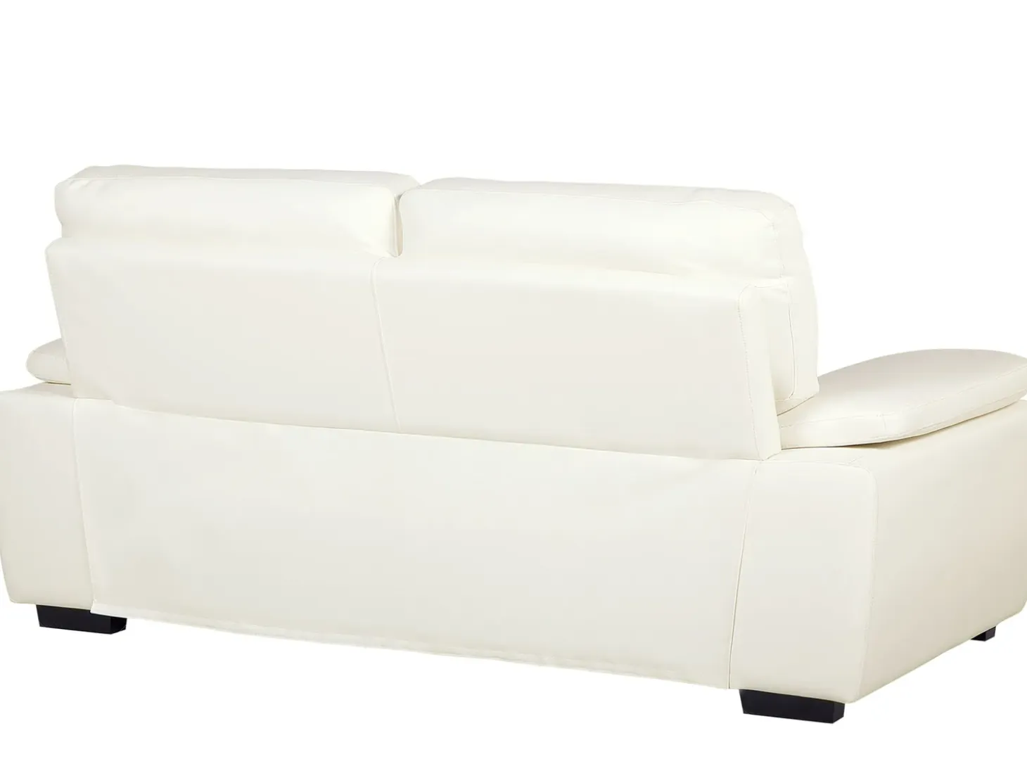 Outlet Sofa dla 3 osób VOGAR Ekoskóra Złamana biel Kolekcje Sof|Sofy Skórzane