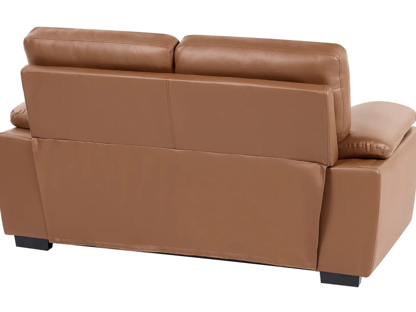 Online Sofa dla 2 osób VOGAR Ekoskóra Złoty brąz Sofy Dwuosobowe|Kolekcje Sof