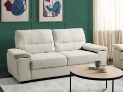 Sofa dla 3 osób VOGAR Jasnobeżowy Sofy Tapicerowane|Kolekcje Sof