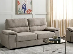 Clearance Sofa dla 3 osób VOGAR Jasnobrązowy Sofy Tapicerowane|Kolekcje Sof