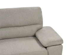 Clearance Sofa dla 3 osób VOGAR Jasnobrązowy Sofy Tapicerowane|Kolekcje Sof