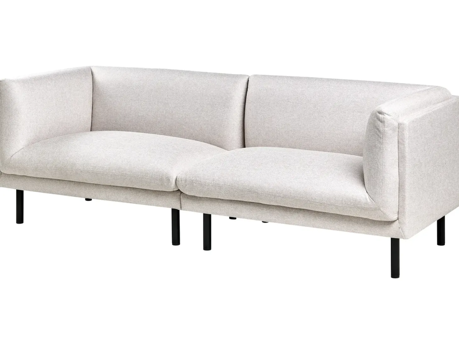 Discount Sofa dla 3 osób VORGOD Jasno Sofy Tapicerowane|Kolekcje Sof