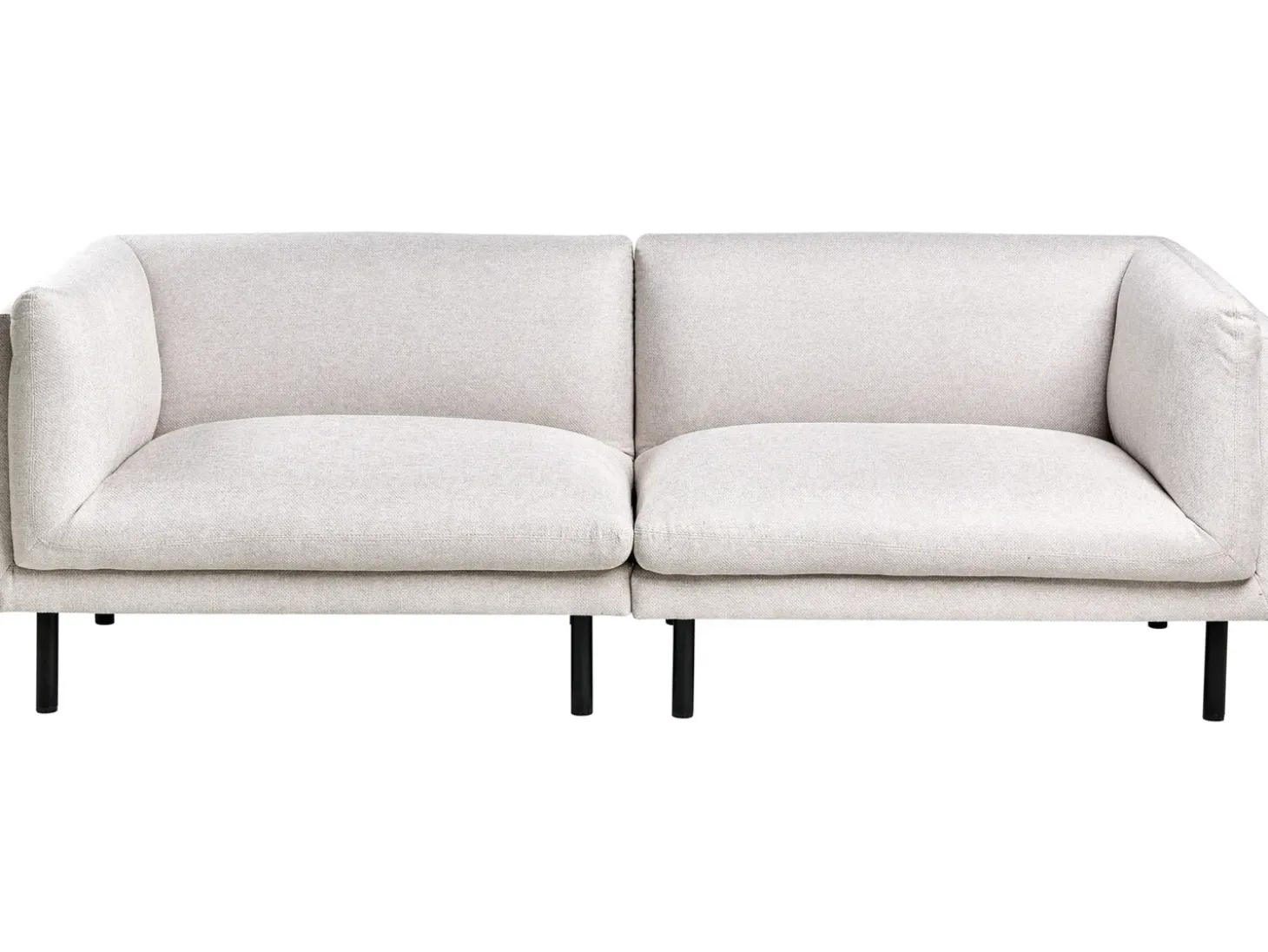 Discount Sofa dla 3 osób VORGOD Jasno Sofy Tapicerowane|Kolekcje Sof